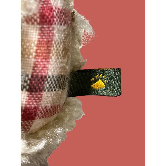 Boyds Bears Plush 6 Inch Jointed Bear Plaid Scarf - Picture 9 of 11